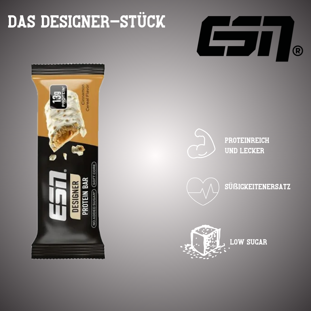 ESN Designer Bar Cinnamon Cereal