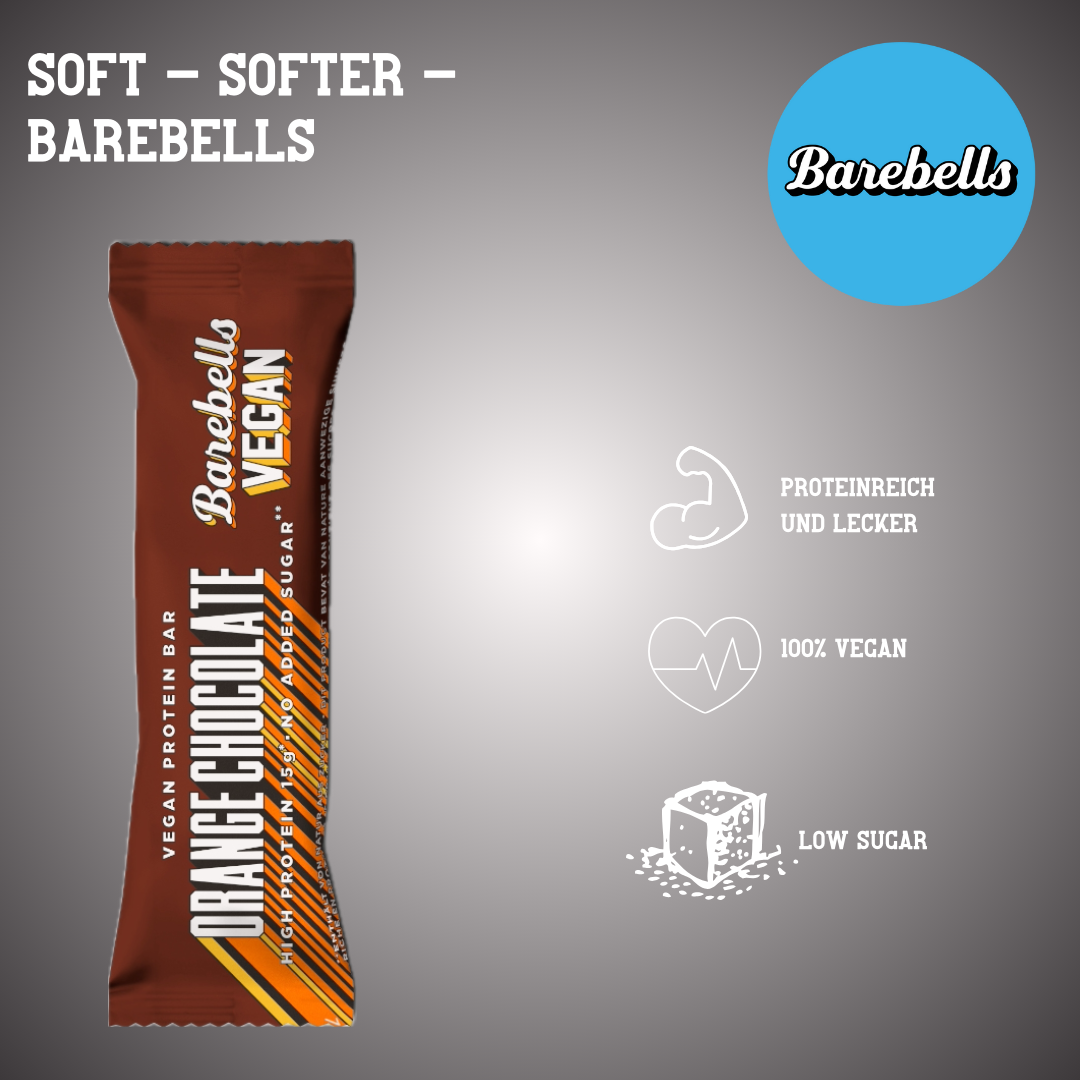 Barebells Vegan Protein Bar Soft Chocolate Orange