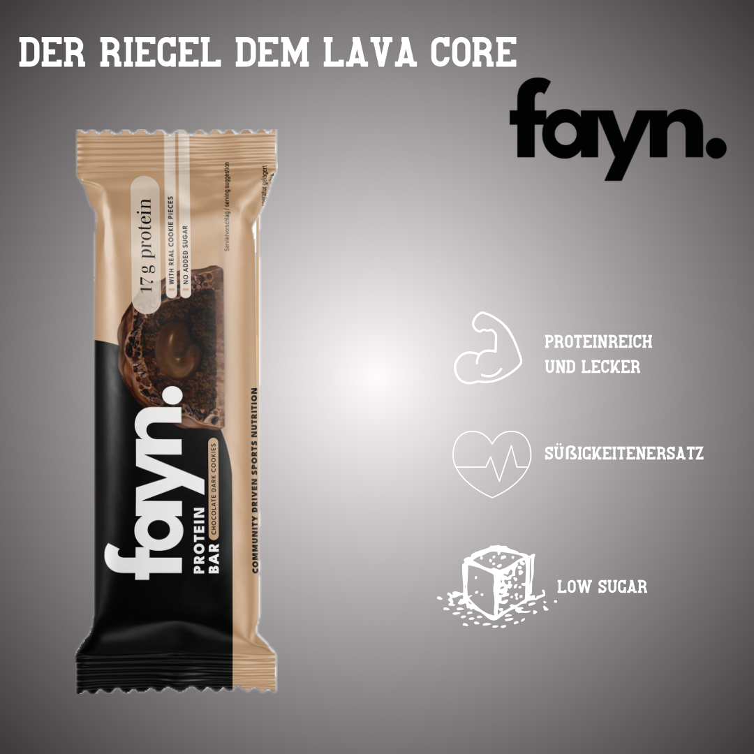 Fayn Protein Bar Chocolate Dark Cookies