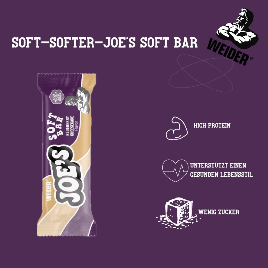 Weider Joe's Soft Bar Blueberry Cheesecake