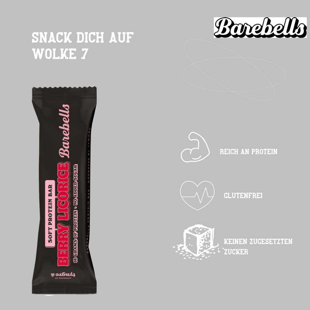 Barebells Soft Protein Bar Berry Licorice