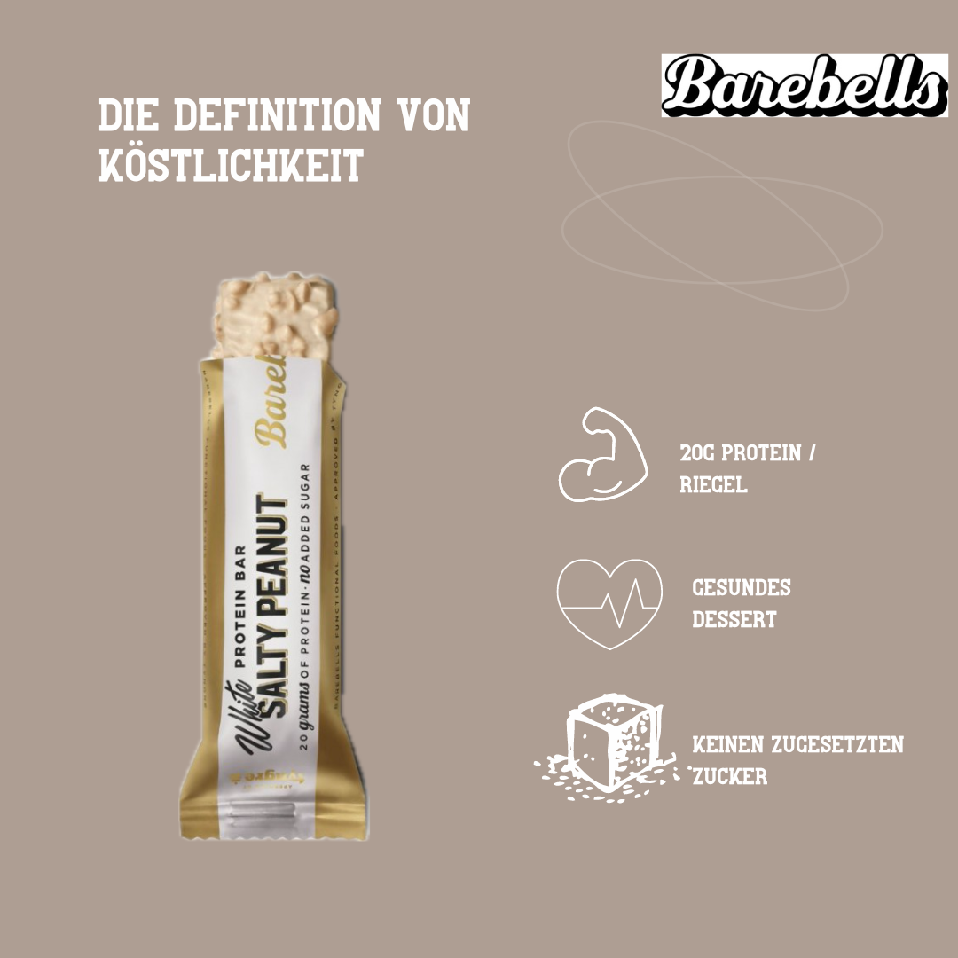 Barebells Protein Riegel White Salty Peanut