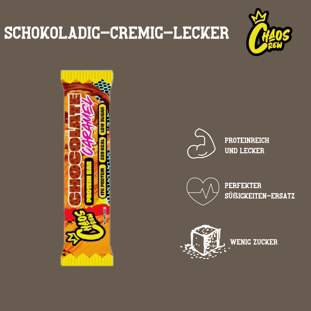 Chaos Crew Protein Riegel Chocolate Caramel