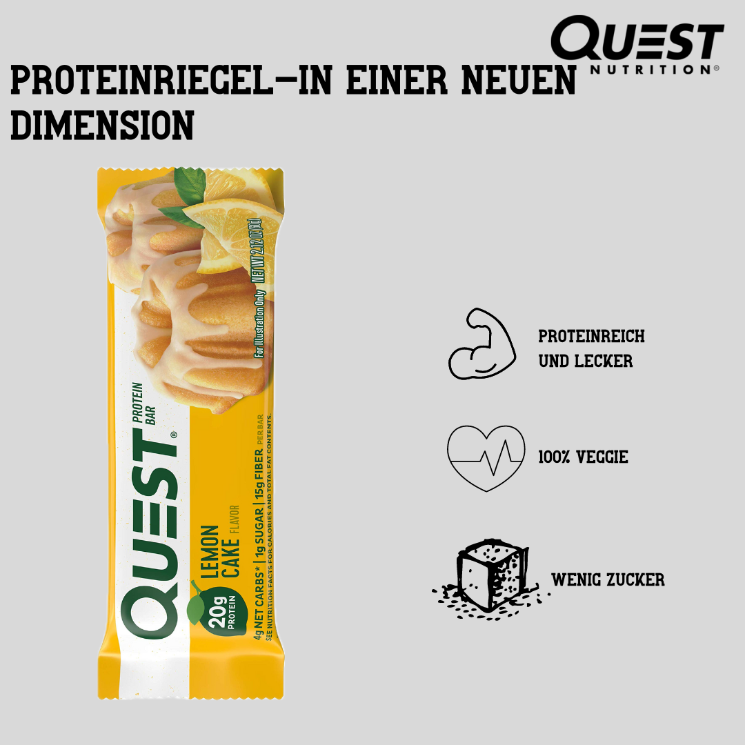 Quest Protein Bar Lemon Cake