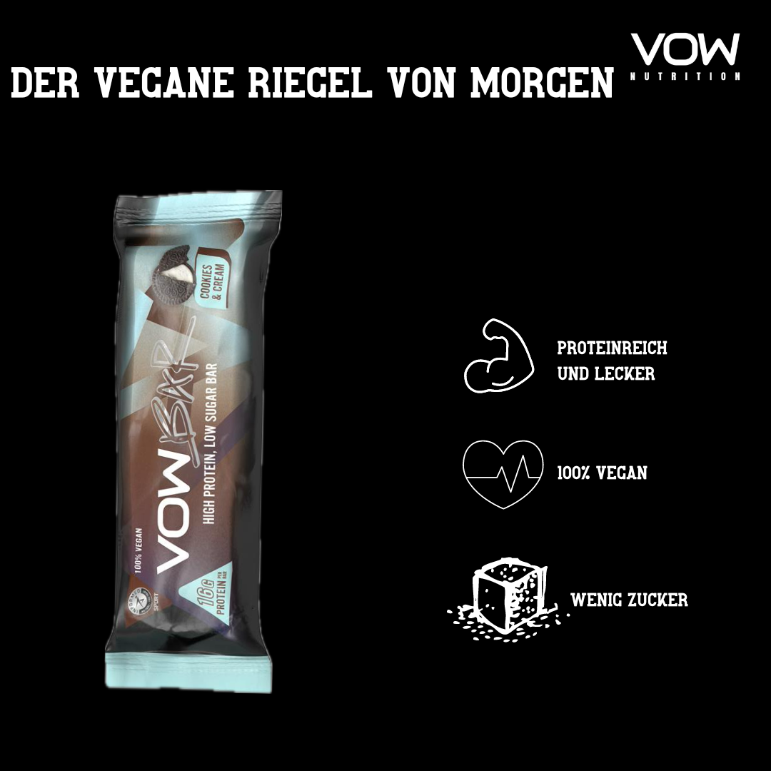 VOW Protein Bar Cookies and Cream