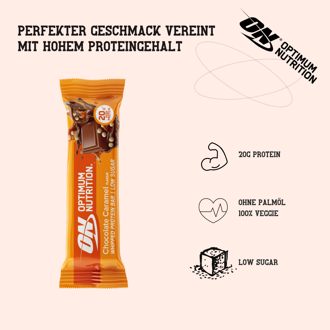 Optimum Nutriton Whipped Protein Bar Chocolate Caramel