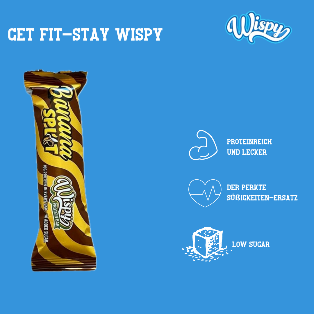 Wispy Protein Bar Banana Split