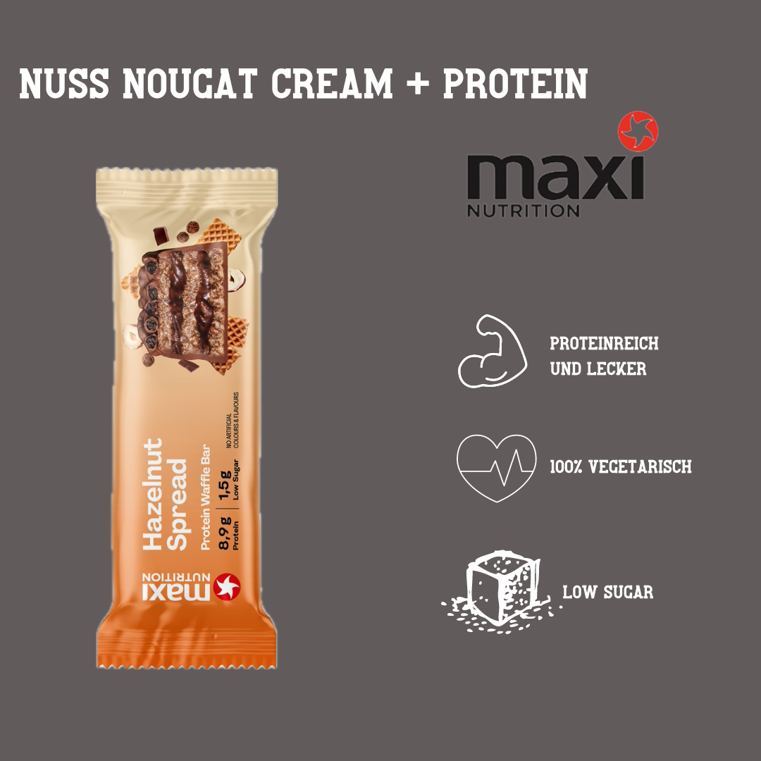 Maxi Nutrition Protein Waffle Bar Hazelnut Spread