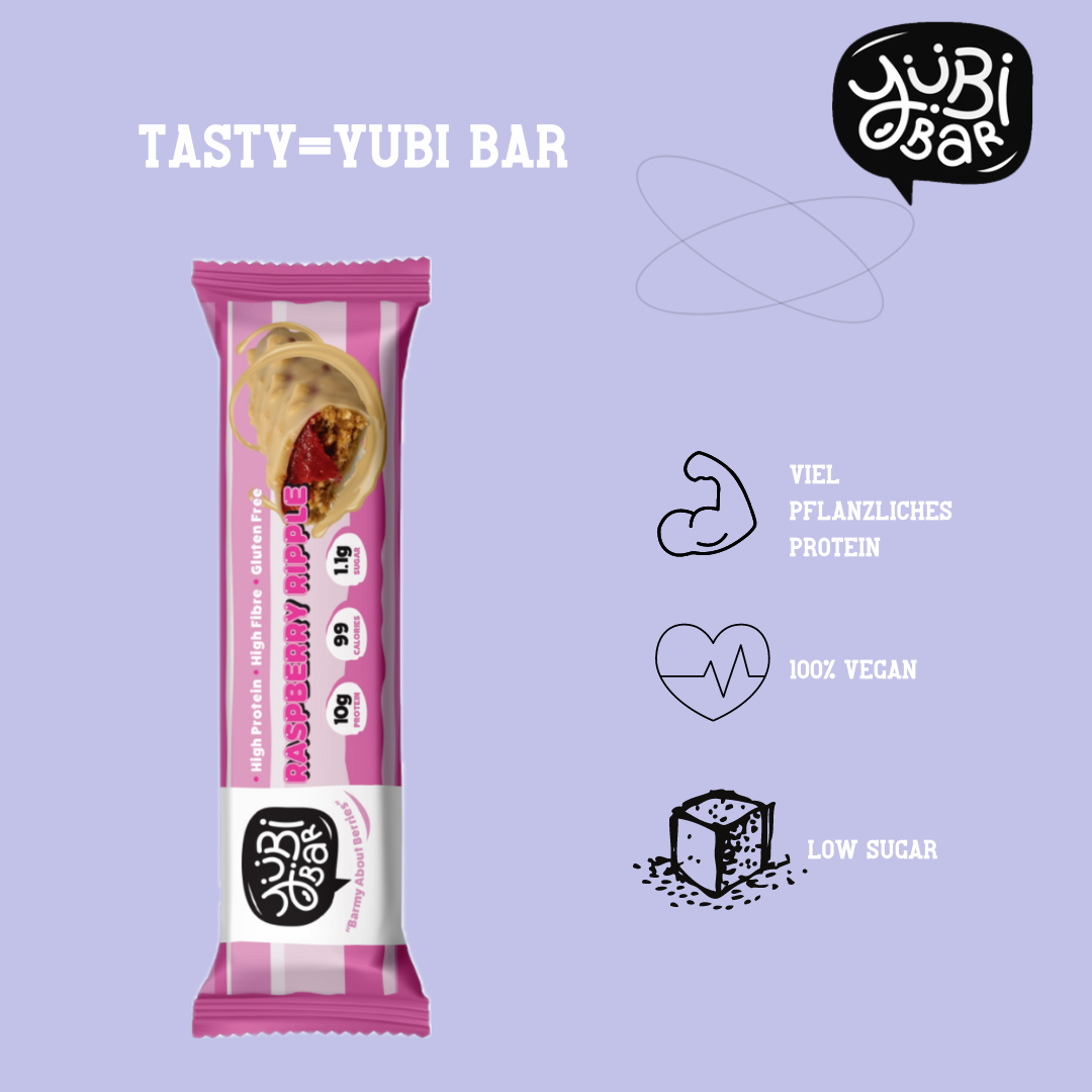 Yubi Bar Vegan Raspberry Ripple